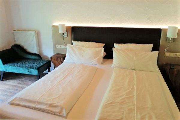 Schlafzimmer der Ferienwohnung Weiherkopf im Haus Alpenblick